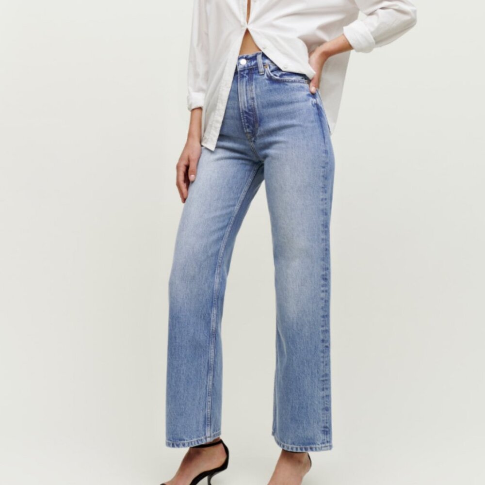 Reformation's Wilder Jeans in shade dillon